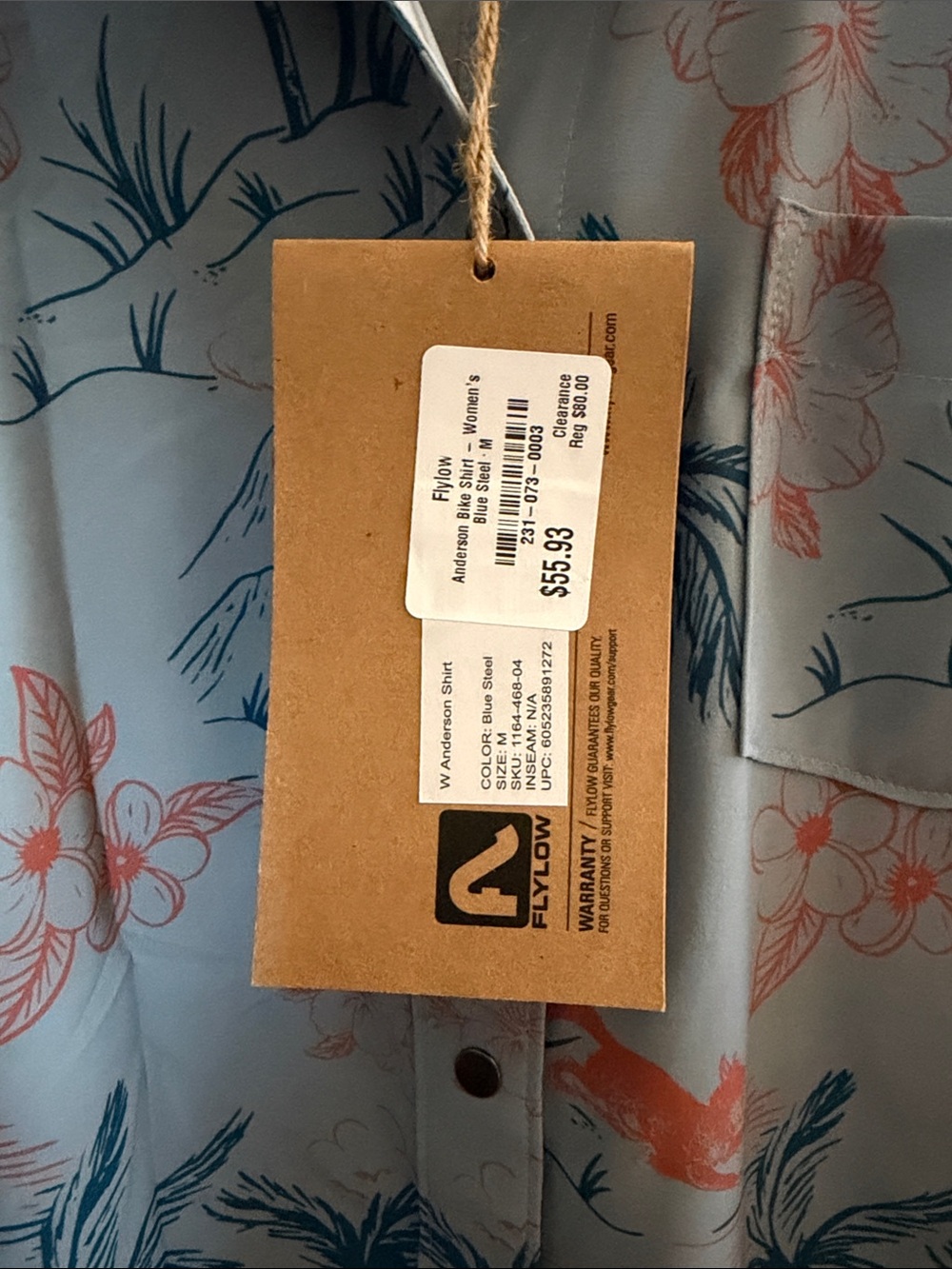 Women’s Anderson Bike Shirt by Flylow in medium - Picture 4 of 5